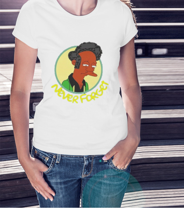 Never Forget Apu Simpsons Character T-Shirt