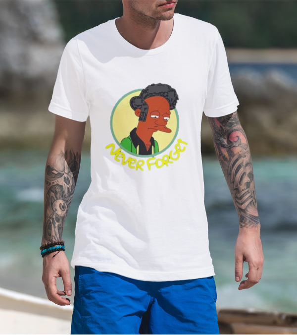 Never Forget Apu Simpsons Character T-Shirt