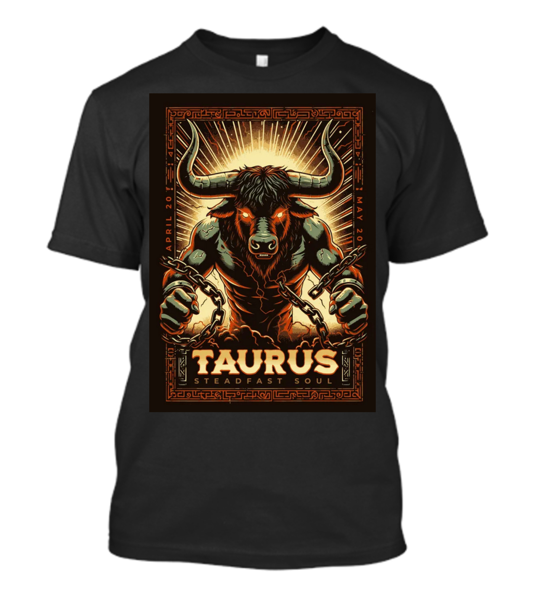 Taurus Steadfast Soul Zodiac April 20 May 20 T-Shirt