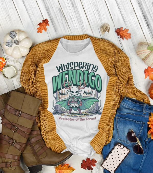 Whispering Wendigo Protector Of The Forest T-Shirt