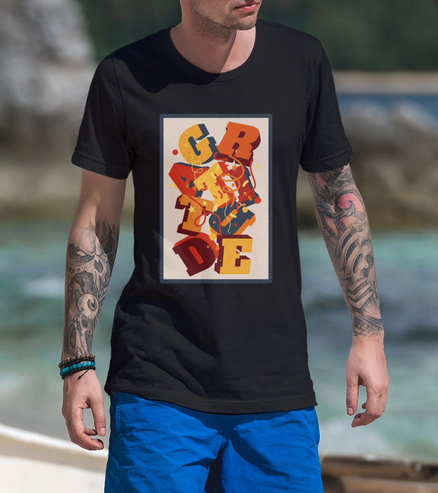 GRADE 3D Letter Explosion T-Shirt