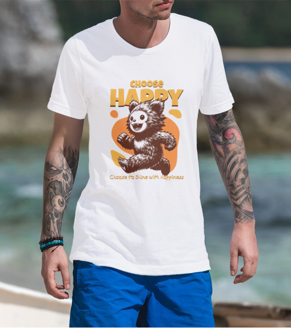 Choose Happy Choose To Shine With Happiness T-Shirt