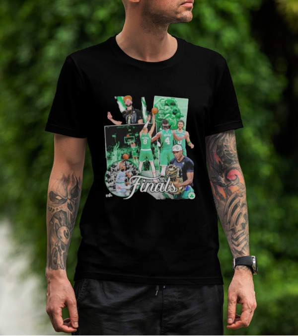 Boston Celtics 2024 NBA Finals Moments Championship Players T-Shirt