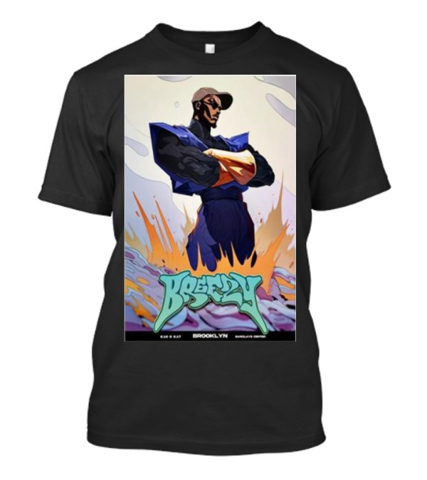 Chris Brown Breezy Barclays Center Brooklyn NY June 16-17 2024 Anime T-Shirt