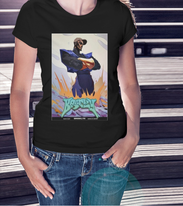 Chris Brown Breezy Barclays Center Brooklyn NY June 16-17 2024 Anime T-Shirt