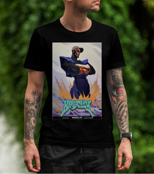 Chris Brown Breezy Barclays Center Brooklyn NY June 16-17 2024 Anime T-Shirt