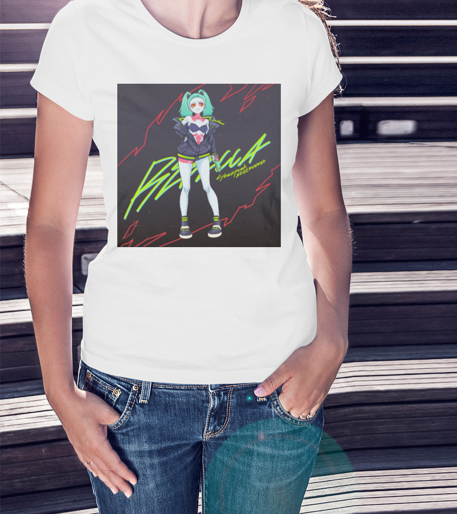 Rebecca Cyberpunk Edgerunners Neon T-Shirt
