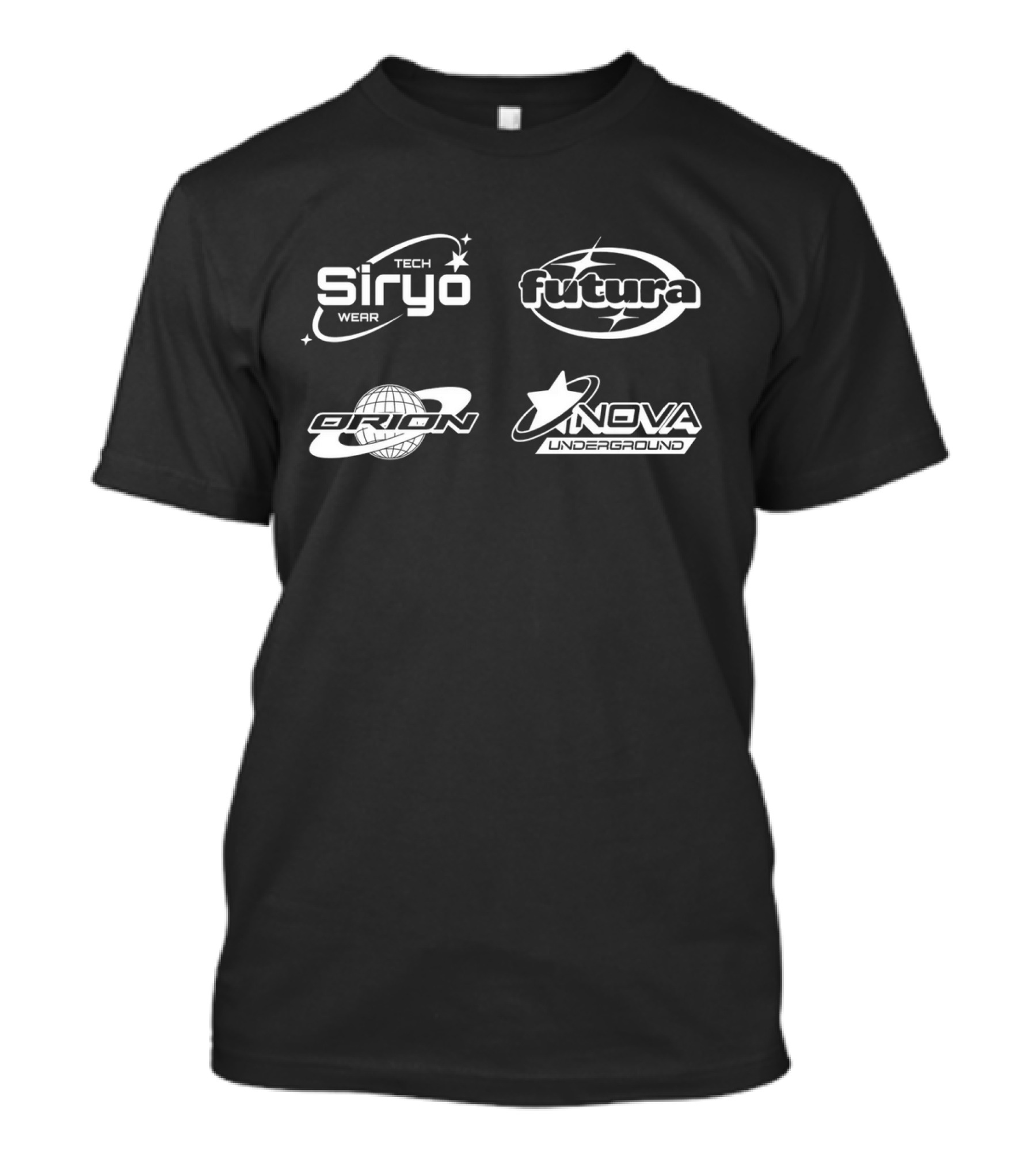 Streetwear Logo Sheet Set 1 Log Siryo Tech Wear Futura Orion Nova Underground T-Shirt