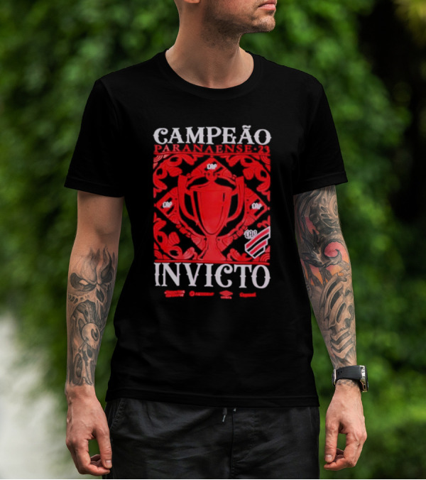 Campeão Paranaense 23 Invicto CAP Trophies And Emblems T-Shirt