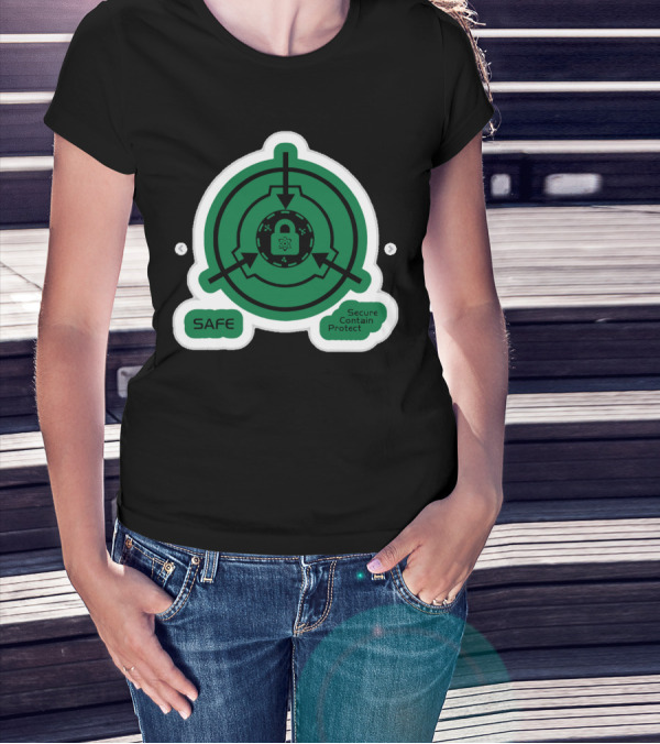 Safe Secure Contain Protect Lock T-Shirt
