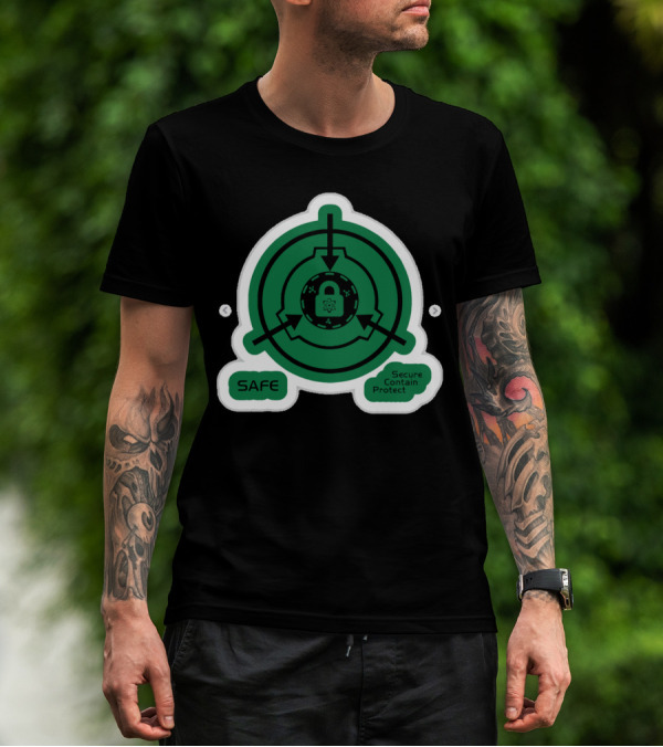 Safe Secure Contain Protect Lock T-Shirt