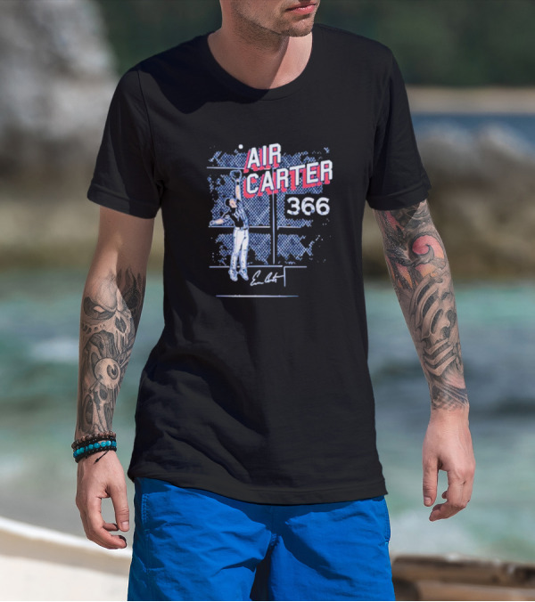 Evan Carter Air Carter 366 Texas Ranger T-Shirt