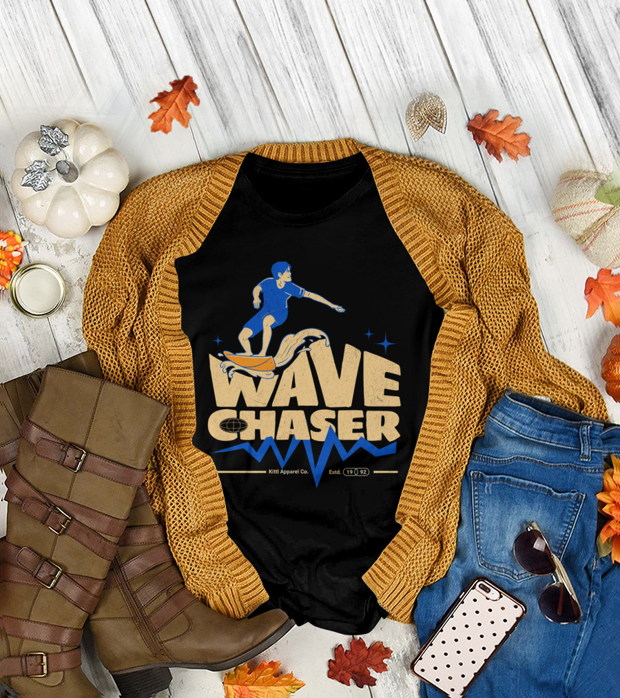 Wave Chaser Kittl Apparel Co. Estd. 1992 T-Shirt