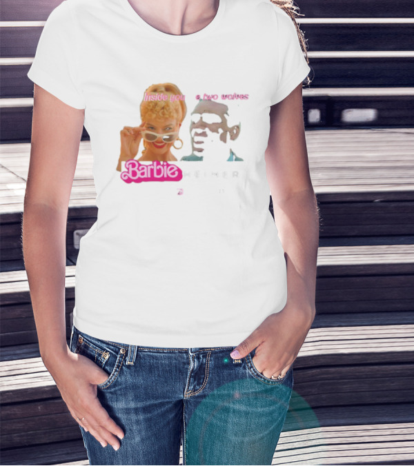 Inside You Are Two Wolves Barbieheimer T-Shirt
