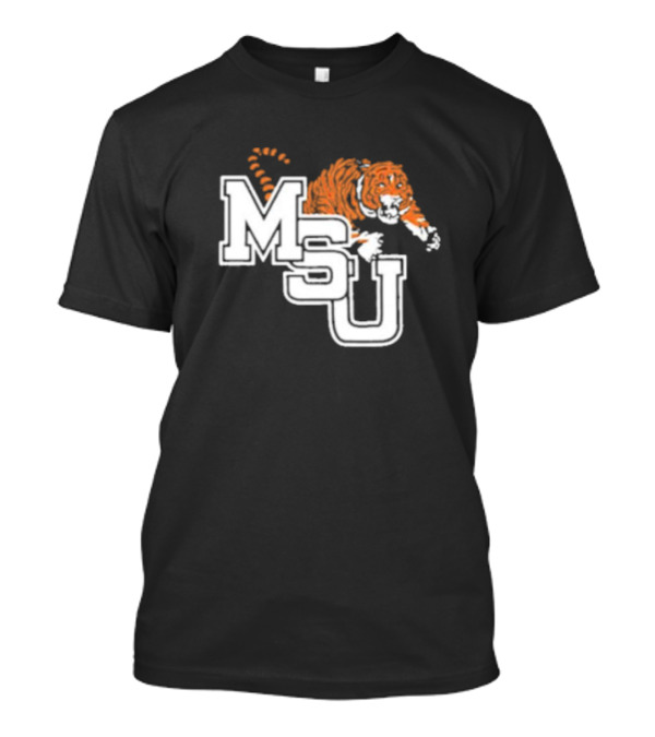 MSU Tiger Orange And White Tiger T-Shirt