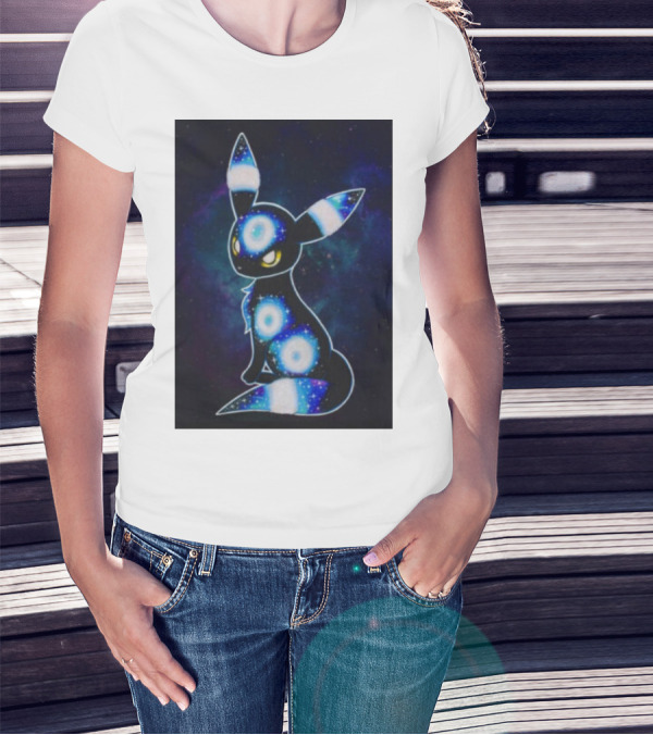 Umbreon Galaxy Cosmic Pokemon T-Shirt