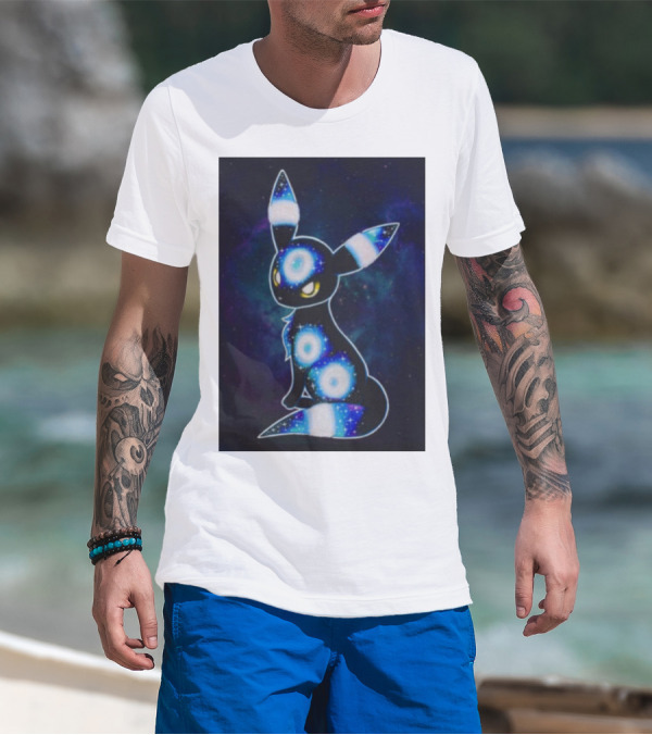 Umbreon Galaxy Cosmic Pokemon T-Shirt