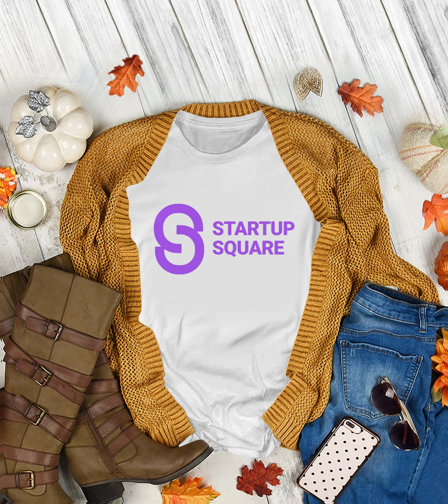 Startup Square Purple S T-Shirt