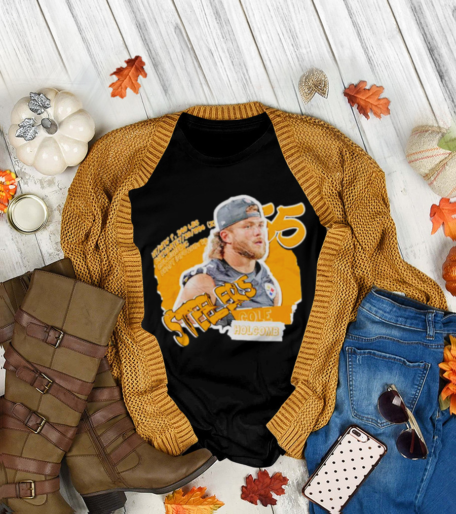 Steelers Cole Holcomb 55 Football Player Profile T-Shirt