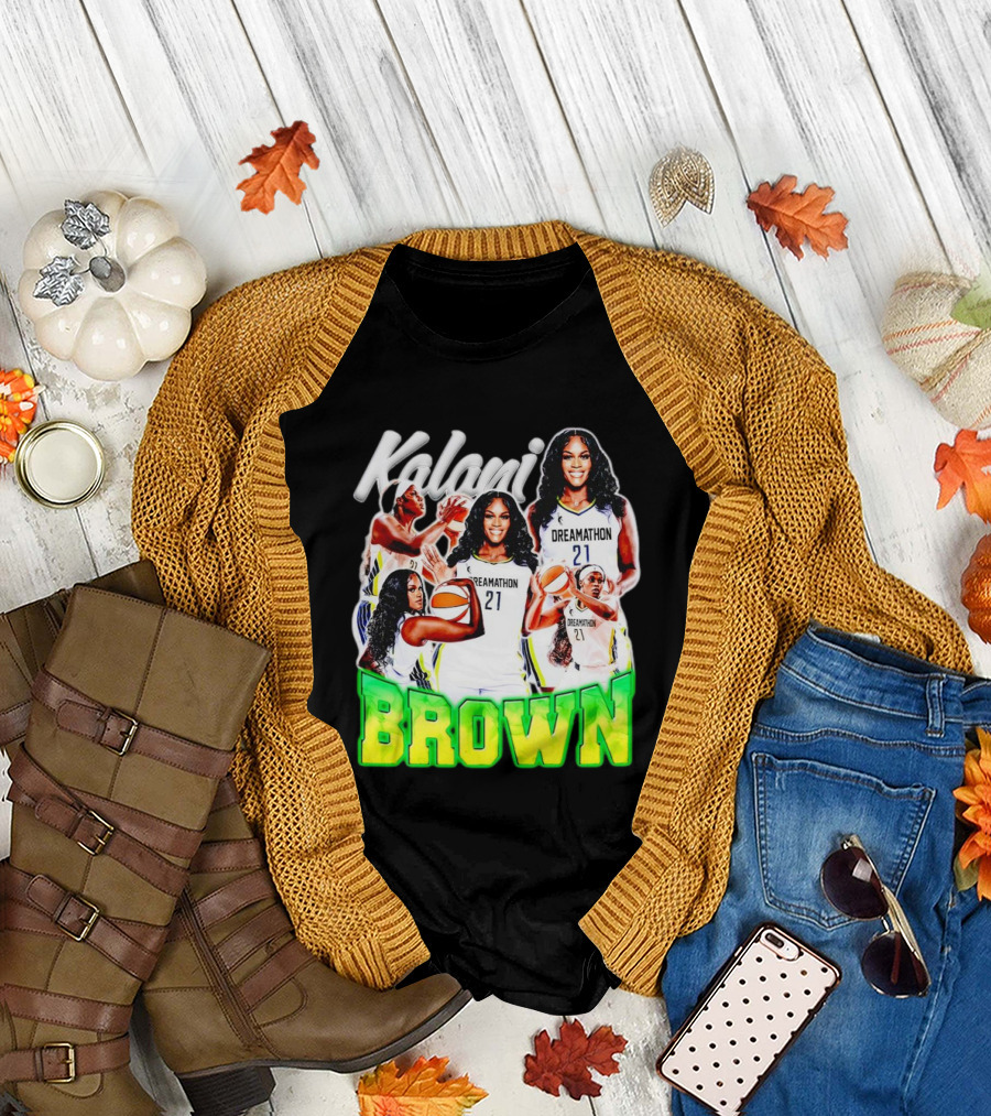 Kalani Brown Dreamathon 21 Basketball Legends T-Shirt
