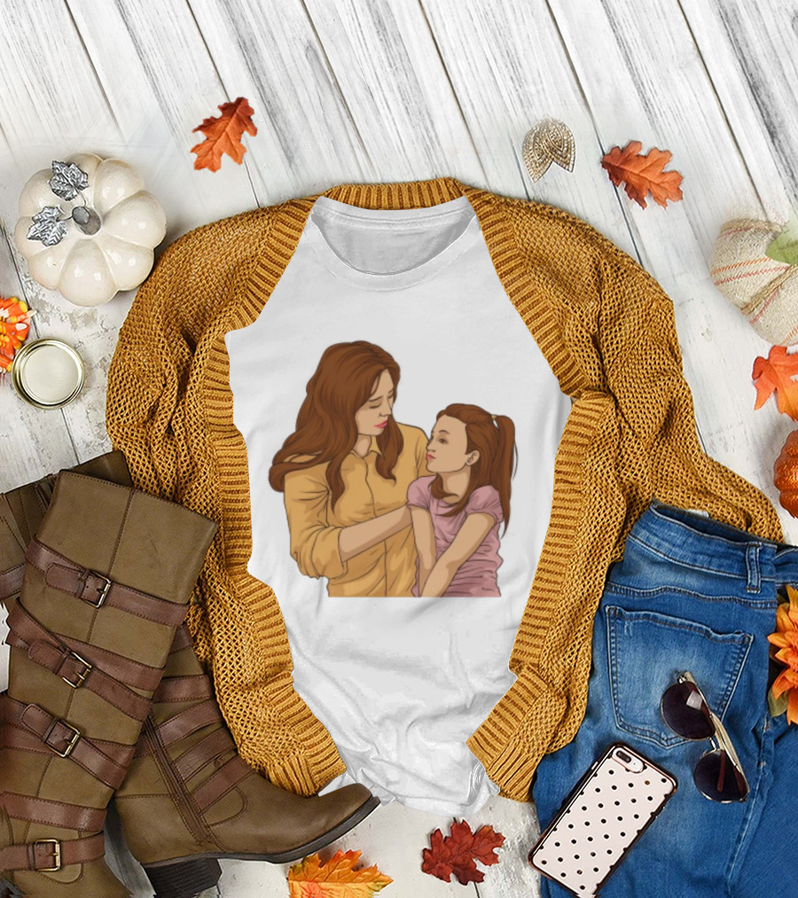 Mothers Day Mom and Daughter Bonding T-Shirt