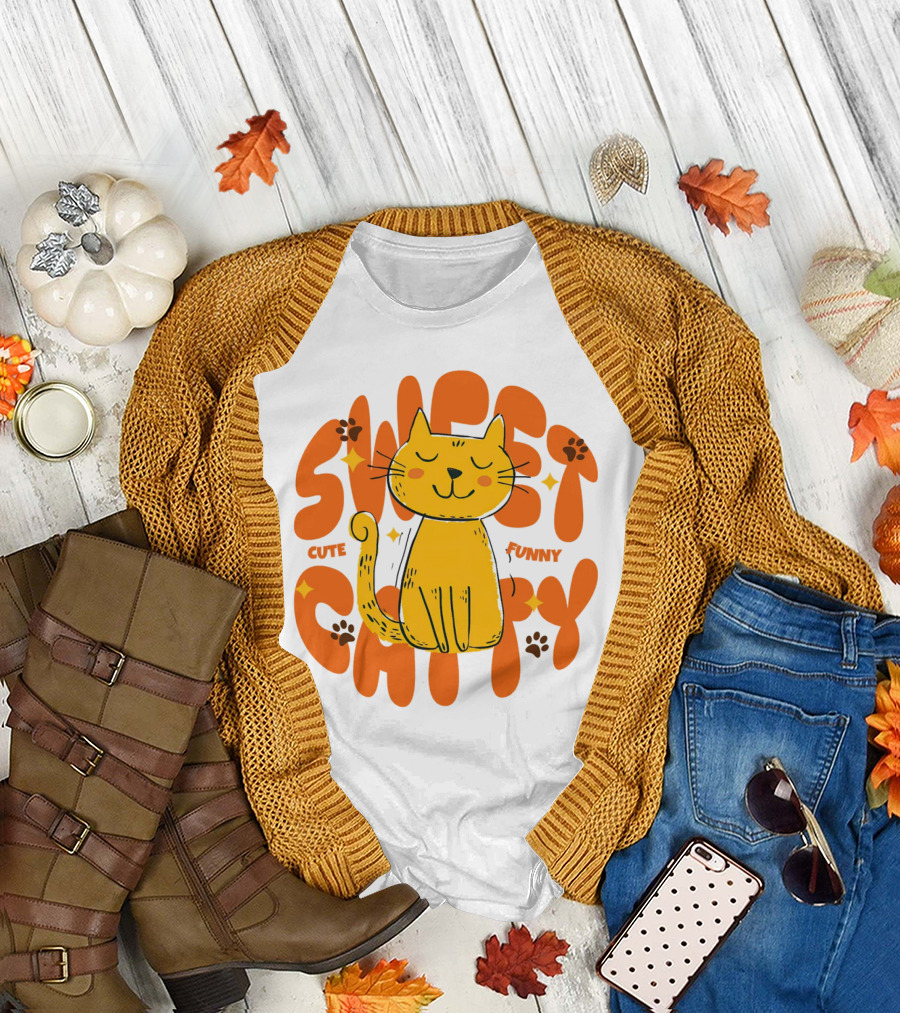Sweet Cat Cute Funny T-Shirt