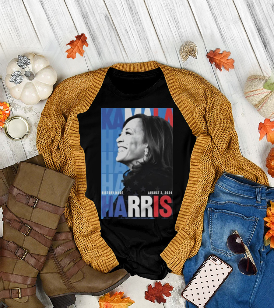 Kamala Harris History Made August 2 T-Shirt