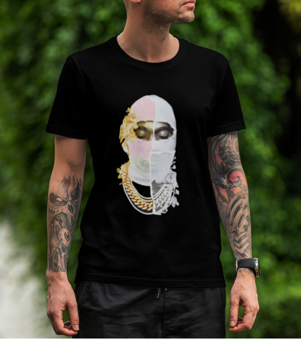 Lamine Yamal Ih Nom Uh Nit Kanye Yeezus Masked Face T-Shirt