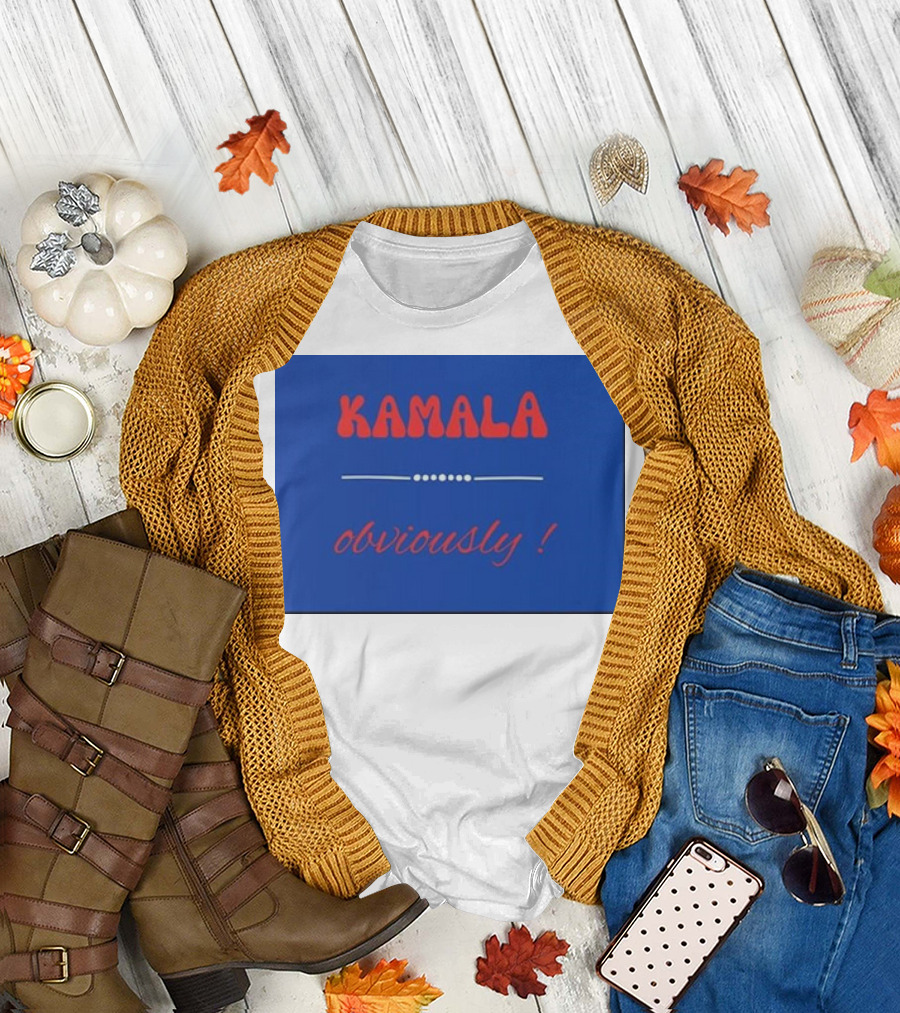 Kamala Obviously Election T-Shirt