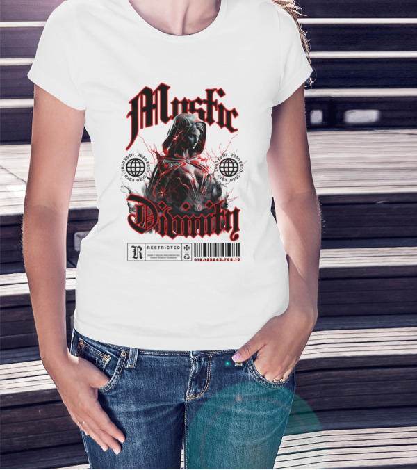 Mystic Divinity Divine Warrior Restricted Barcode 2038 2049 T-Shirt