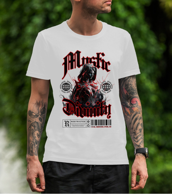 Mystic Divinity Divine Warrior Restricted Barcode 2038 2049 T-Shirt