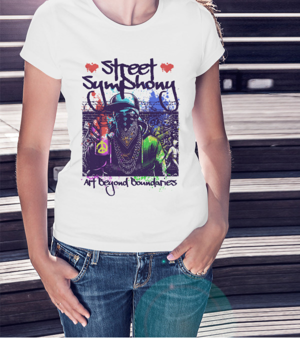 Street Symphony Art Beyond Boundaries Graffiti Man T-Shirt