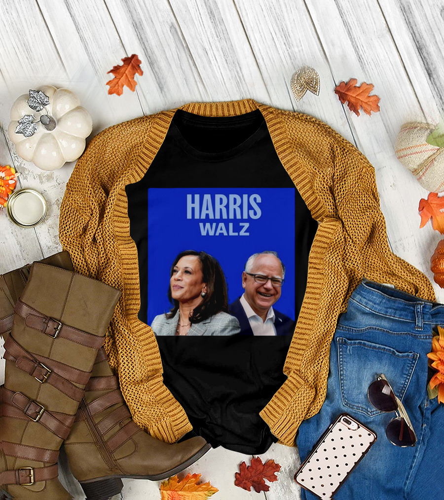 Harris Walz 2024 One Team Duo T-Shirt