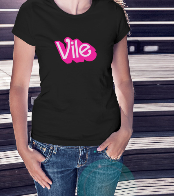 Vile Barbie Movies Vivid Hot Pink T-Shirt