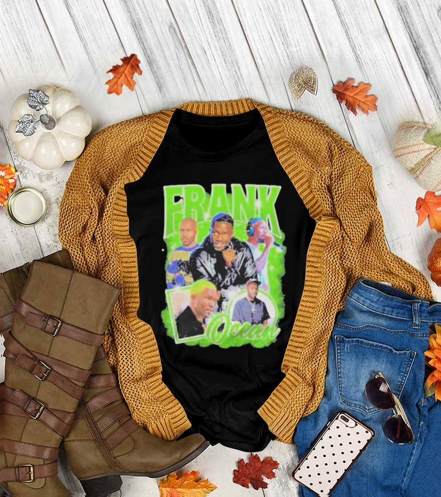 Vintage Frank Ocean Retro Music Collage T-Shirt
