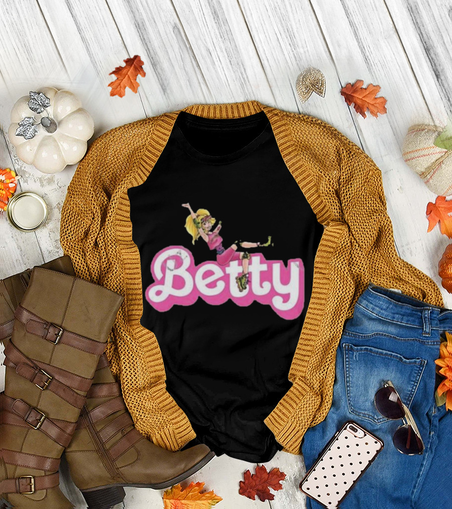 Betty Blonde Vintage Pink T-Shirt