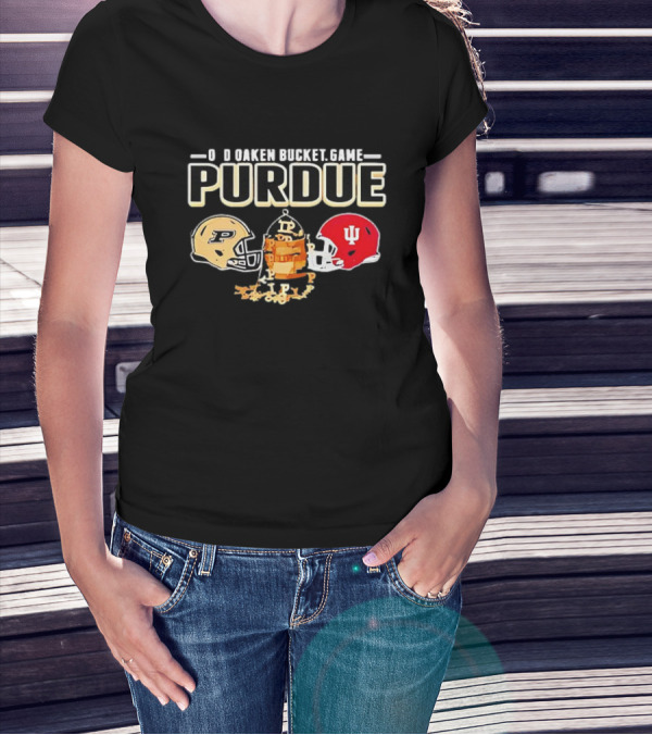 Old Oaken Bucket Game Purdue Boilermakers Indiana Hoosiers Football Rivalry T-Shirt