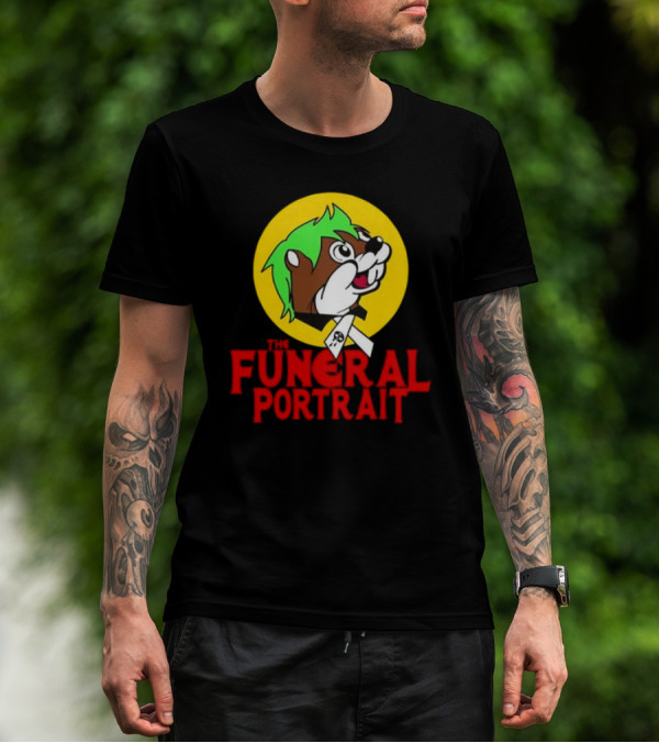 Buc-Ee’s The Funeral Portrait Skull Ribbon T-Shirt