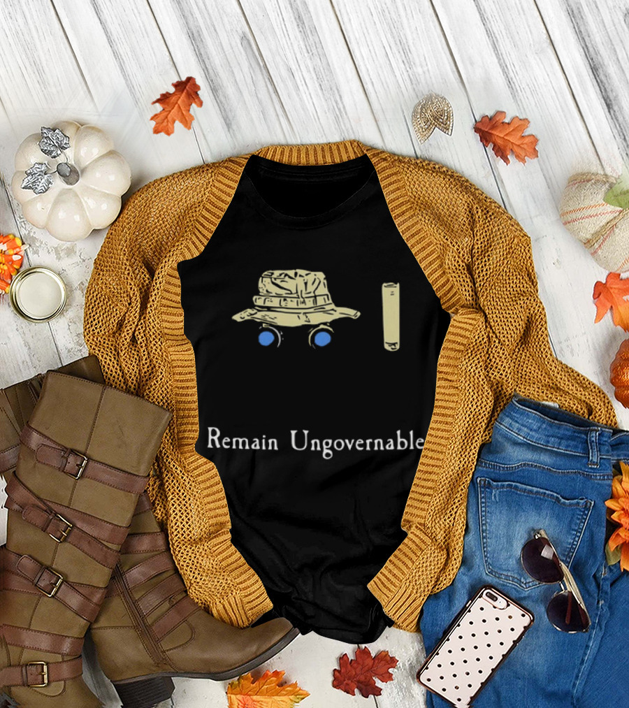 Remain Ungovernable Bucket Hat and Sunglasses T-Shirt