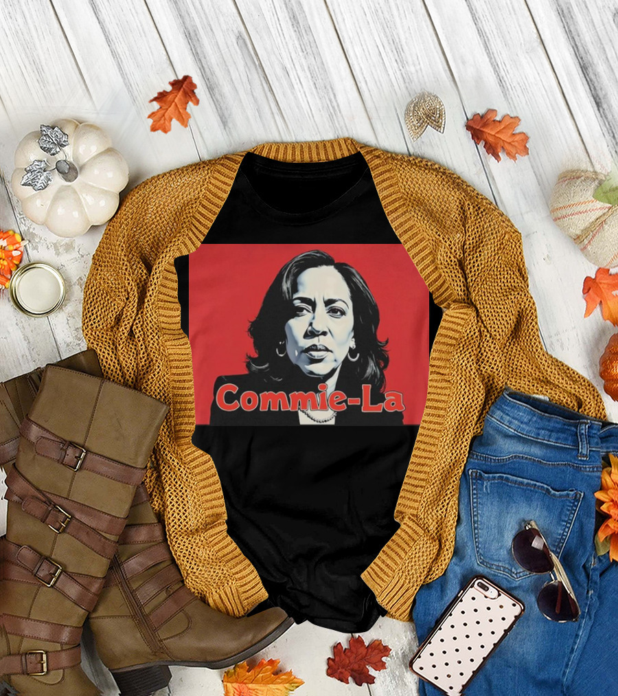 Kamala Harris Commie-La Propaganda T-Shirt