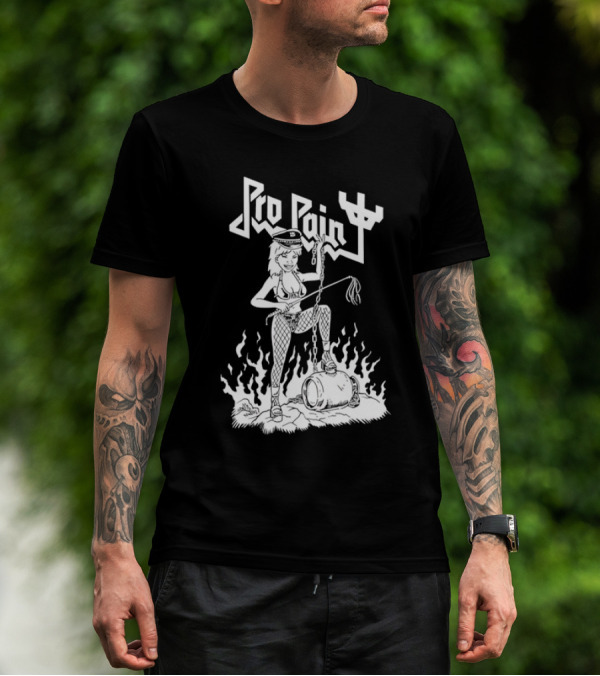 Pro Pain Diablo Macabre Chain And Flames T-Shirt