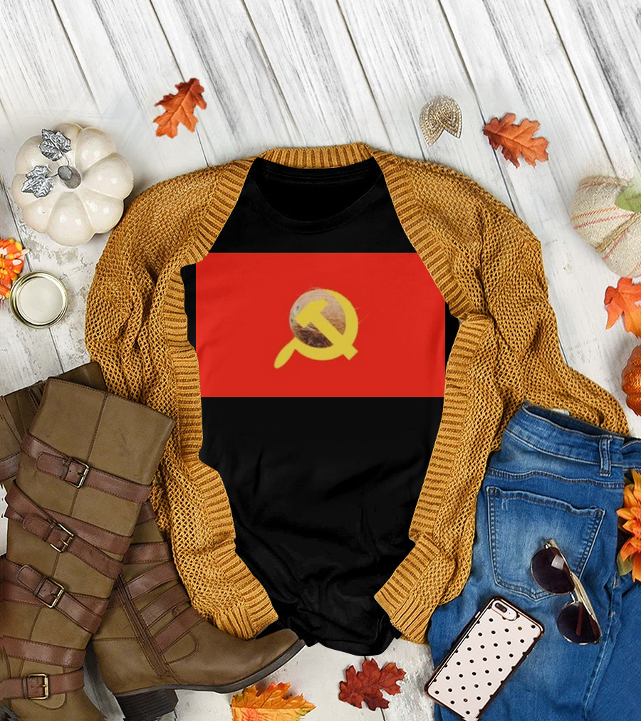Coconut Coded Communism Kamala Harris Communist Hammer and Sickle T-Shirt