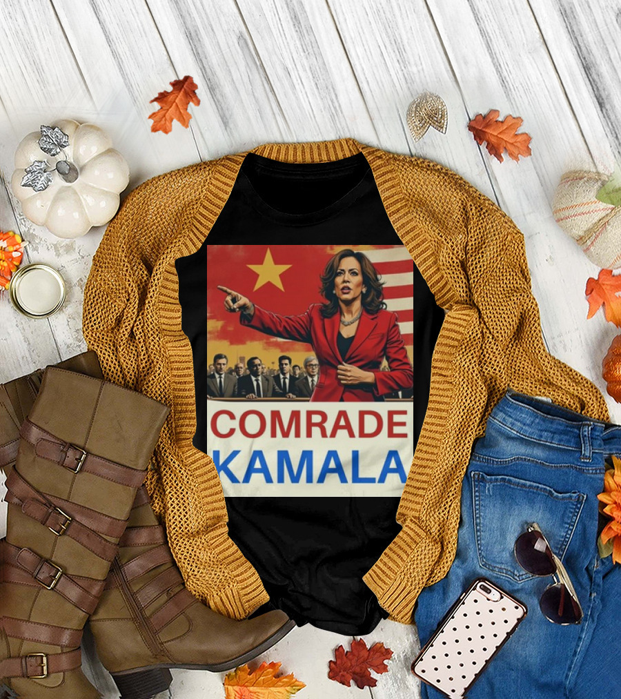 Comrade Kamala 2024 Soviet Style Propaganda T-Shirt