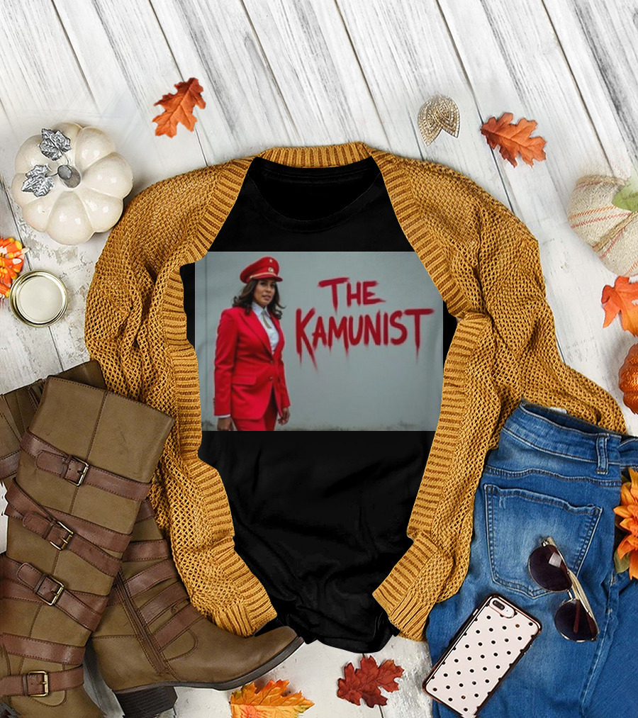Kamala Harris 2024 The Kamunist Red Suit and Hat T-Shirt