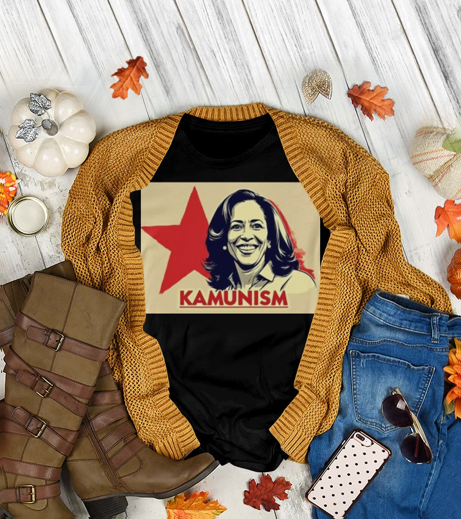 Kamala Harris Kamunism Red Star T-Shirt