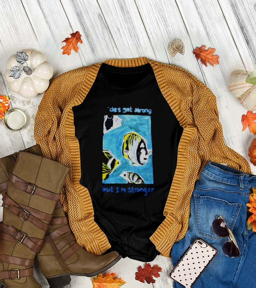 Tides Get Strong But I’m Stronger Fish Ocean T-Shirt