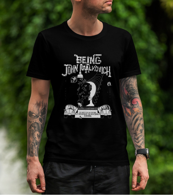 Being John Malkovich Meet You New Jersey Turnpike Brain Dead Collaboration T-Shirt