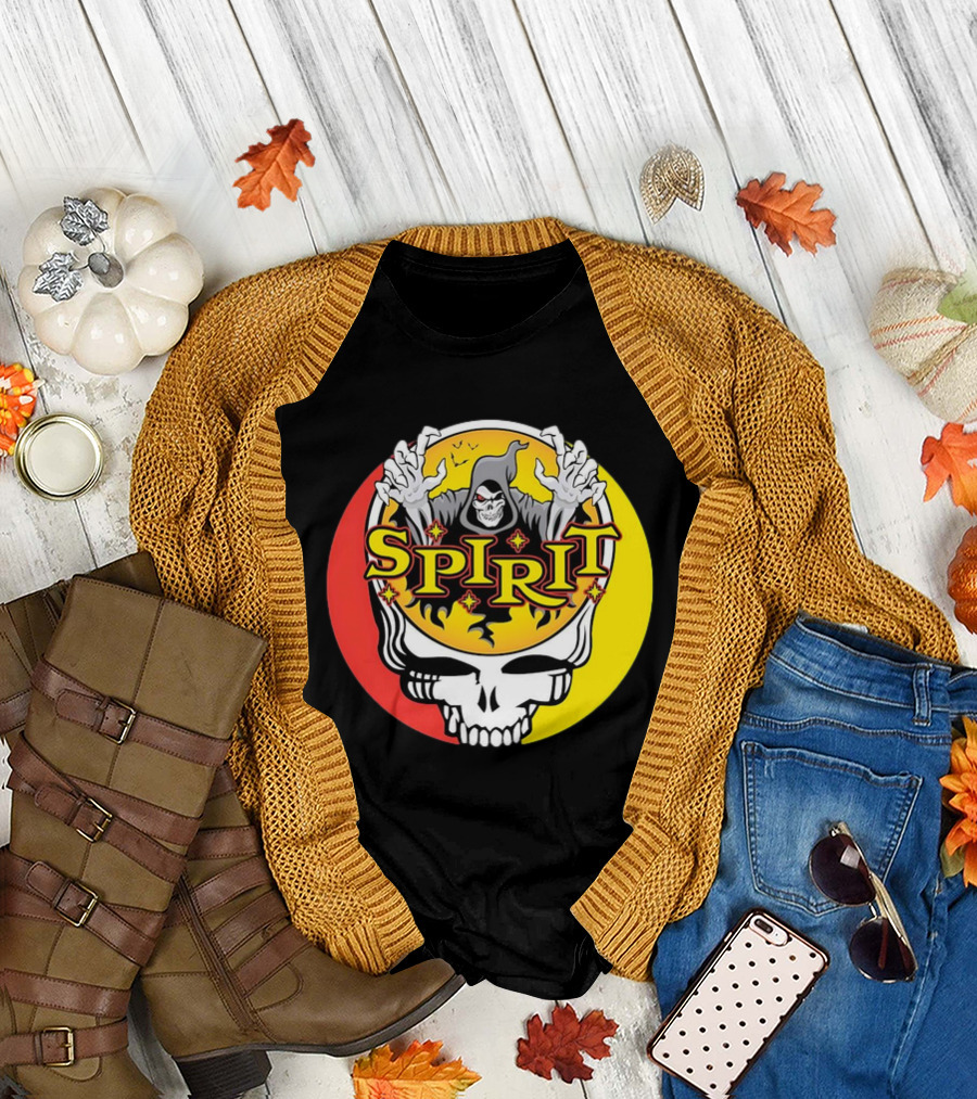 Grateful Dead Skeleton Spirit Halloween T-Shirt