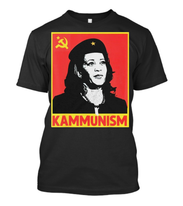 Kamala Harris KAMMUNISM Communism Iconic Imagery Walz T-Shirt