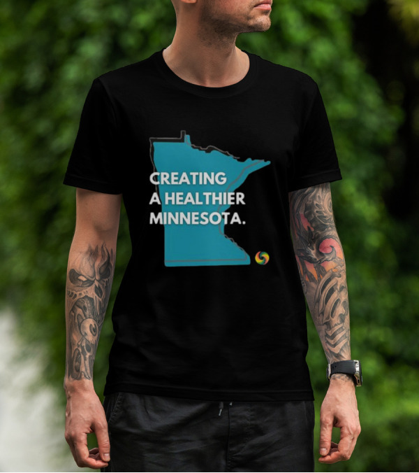 Creating A Healthier Minnesota State Logo With Swirl T-Shirt